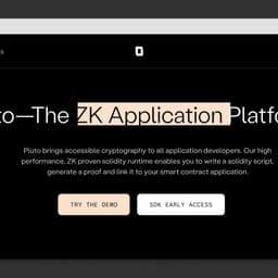 Brand Identity and Website for Pluto cover image