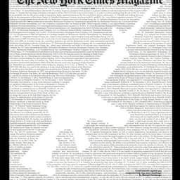 Cover And Opener Design For The New York Times Magazine cover image