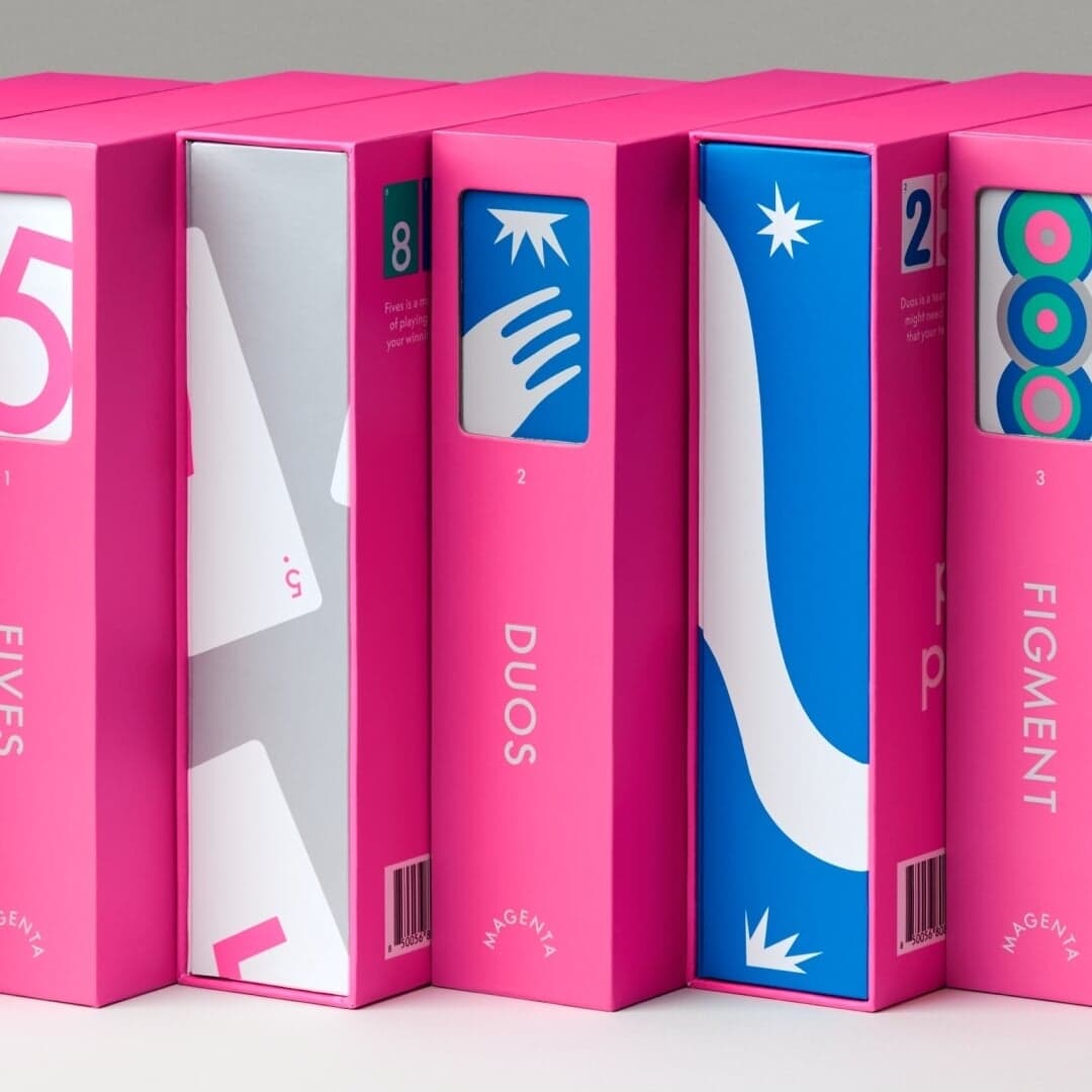Identity And Packaging For Magenta Card Games