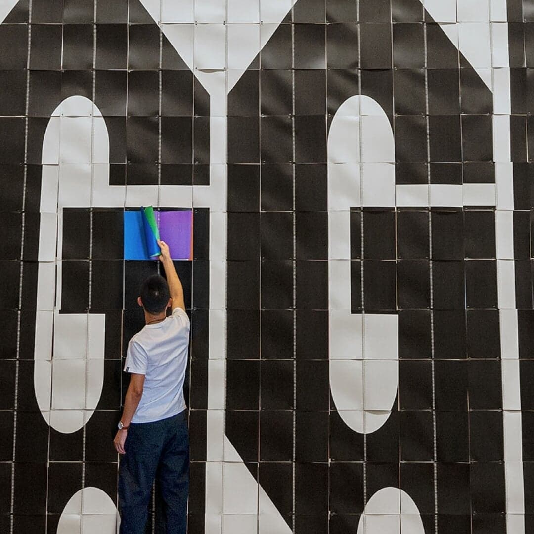 Interactive Installation For Bigger Art Book Fair