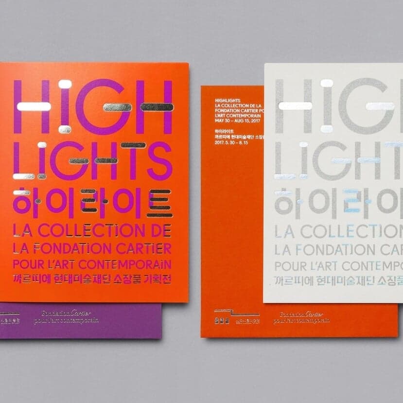 Art Direction for Fondation Cartier’s Contemporary Art Collection