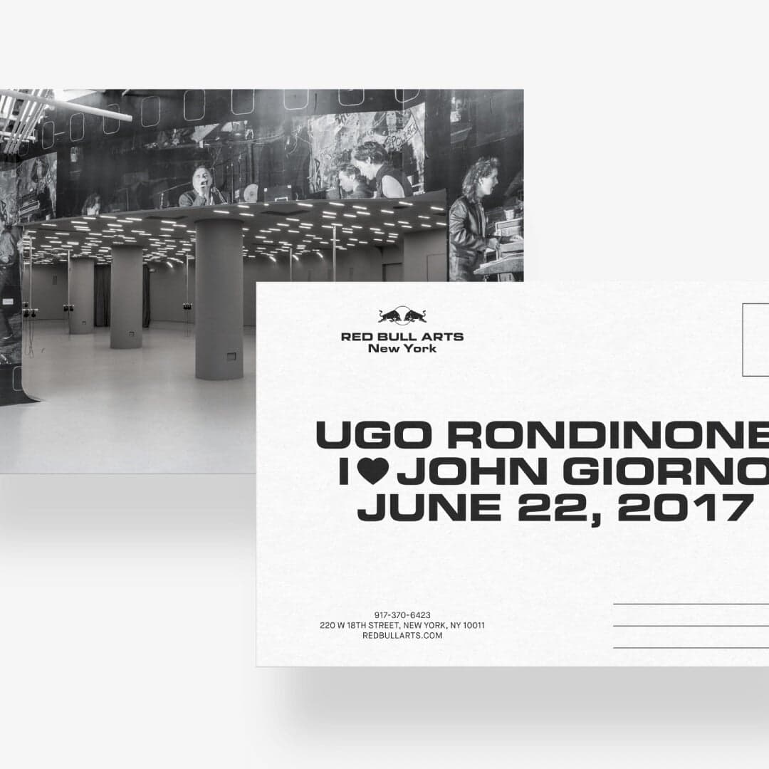 Visual Identity for Red Bull Arts