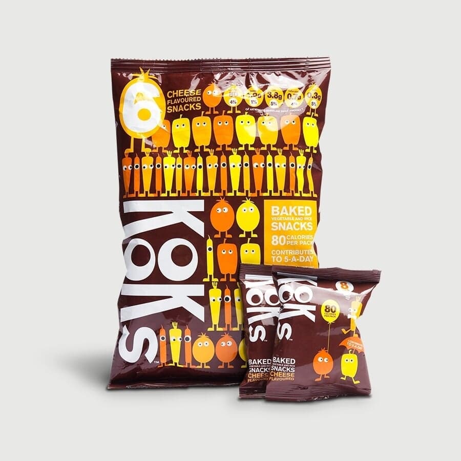 Packaging Design For Kooks Children's Snack