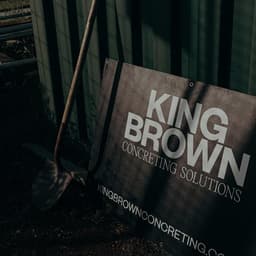 Brand Identity For King Brown Concreting Solutions cover image