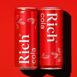 Packaging design for a cola brand cover image