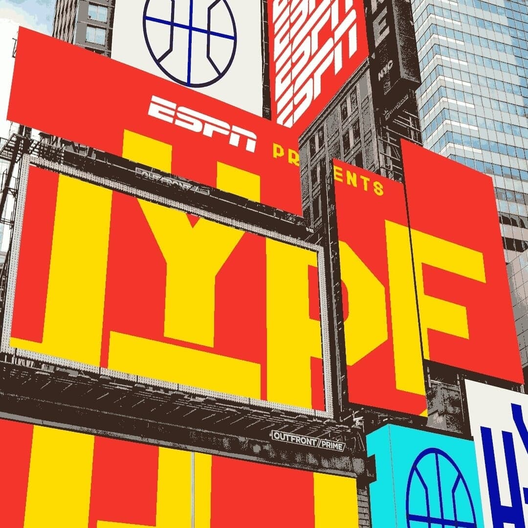 Visual Identity Assets for ESPN Hype Hits