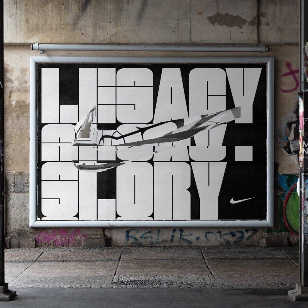 Custom Typefaces for Nike Chelsea Football Club Shop