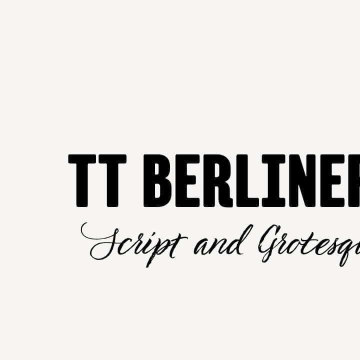 Typeface Design for Berlin-Inspired Font Family