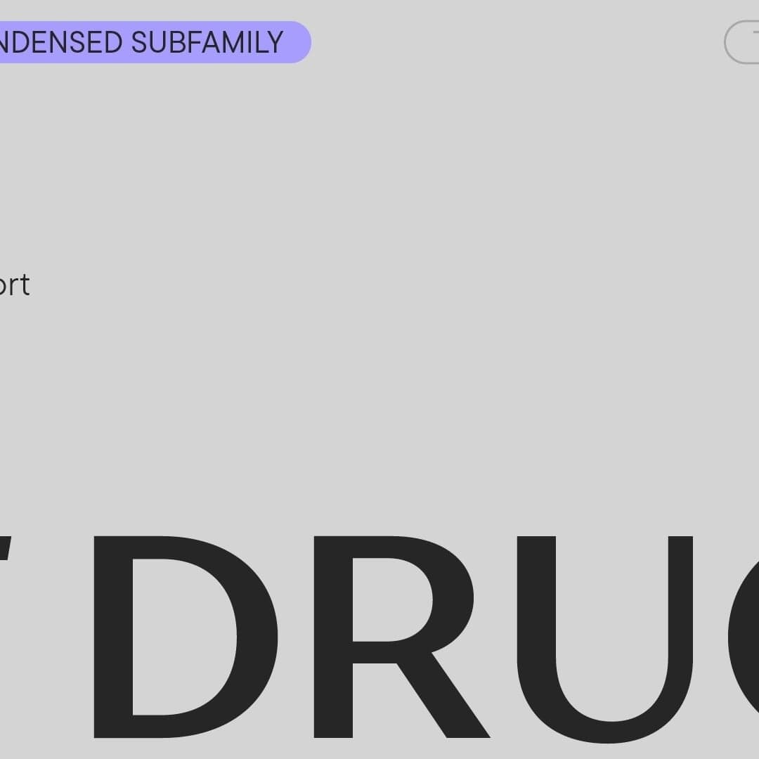 Typeface Redesign For Tt Drugs