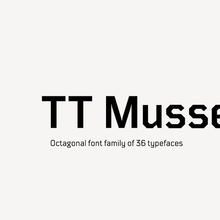Typeface Design For Tt Mussels