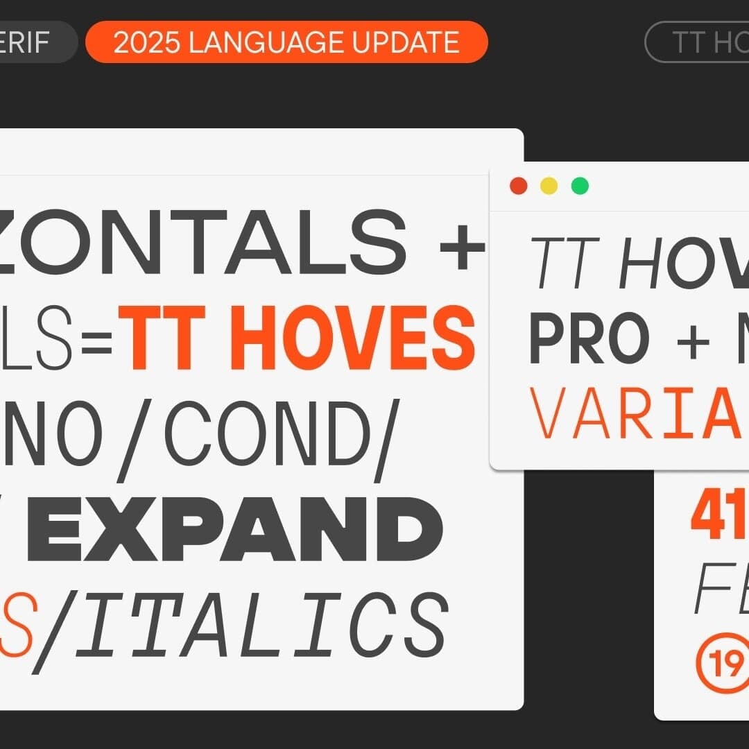 Typeface Design For Tt Hoves Pro