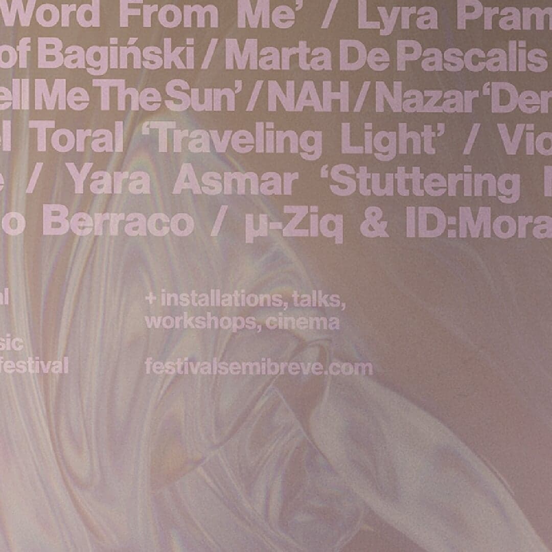 Visual Identity For Semibreve 2025 Festival