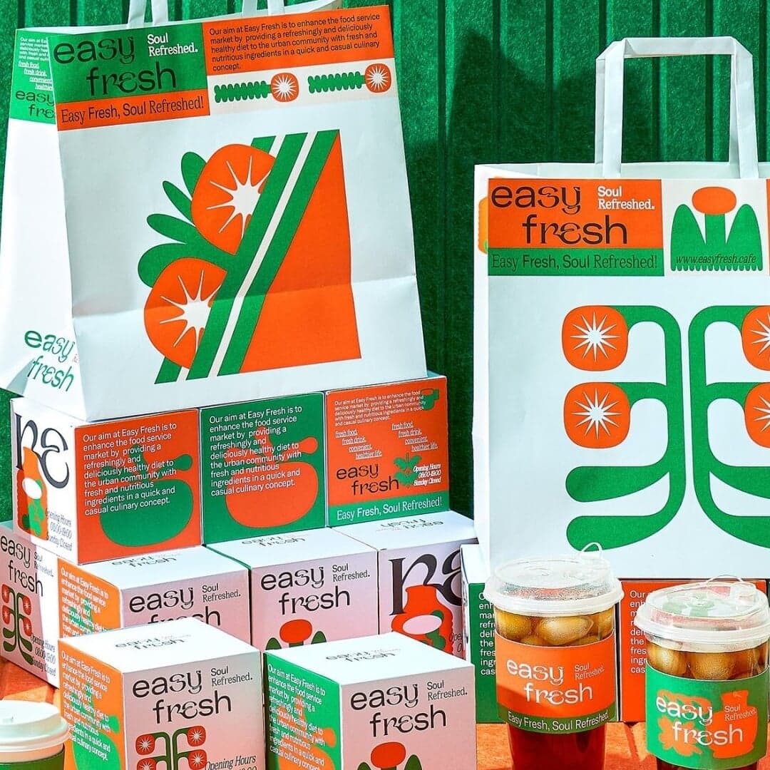 Brand Identity For Easy Fresh Urban Eatery