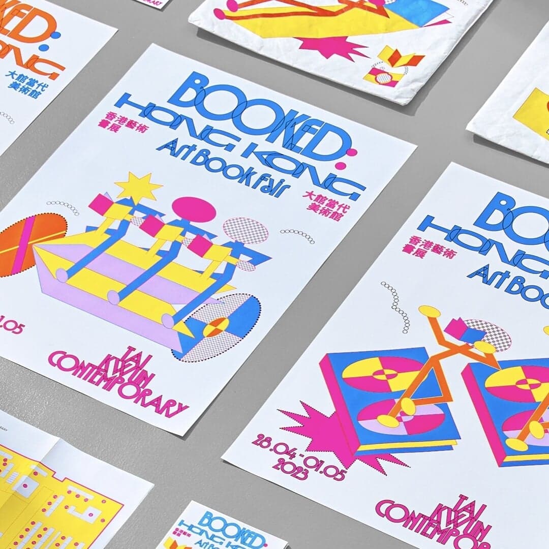 Visual Identity For Booked: Hong Kong Art Book Fair