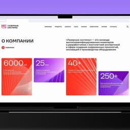 Website Redesign For Lazernye Sistemy cover image