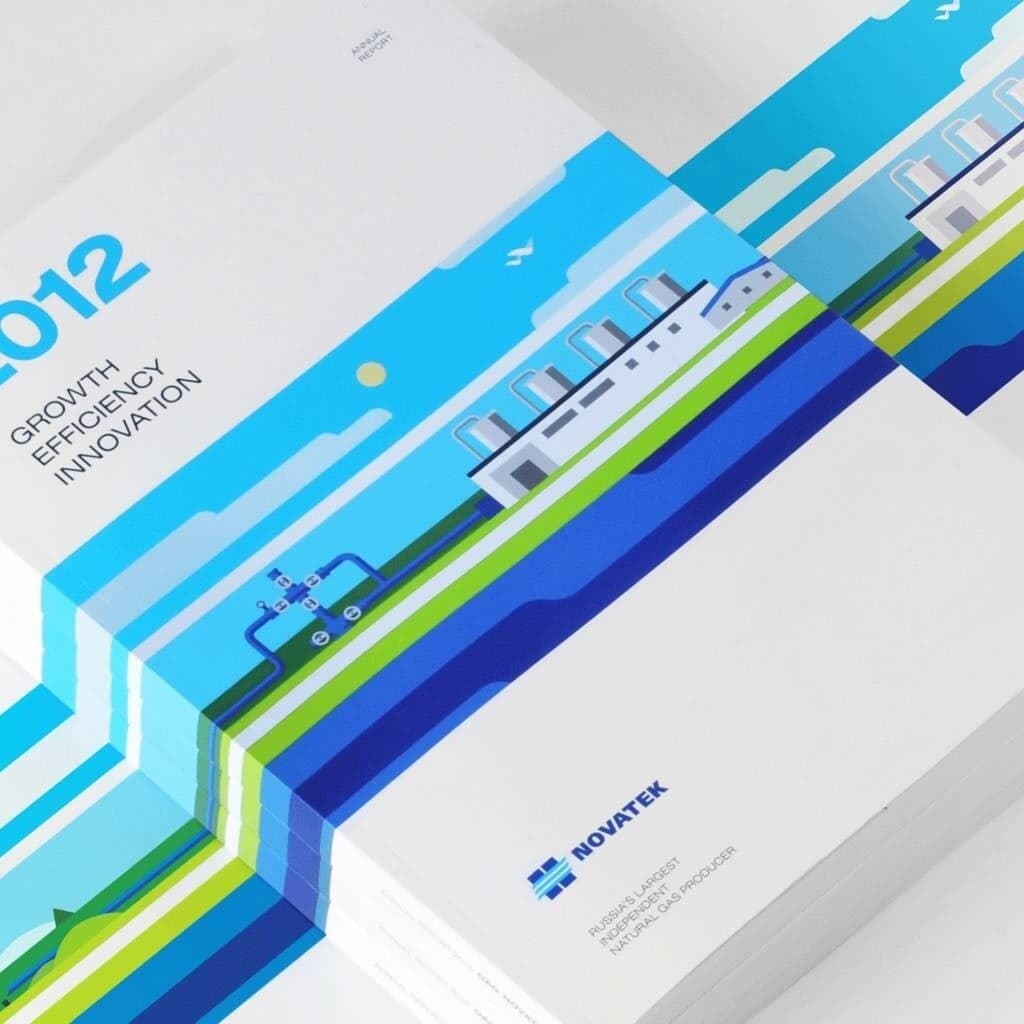 Annual Report Design For Novatek