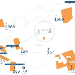 Corporate Brochure Design For Gazprom Neft Shelf cover image