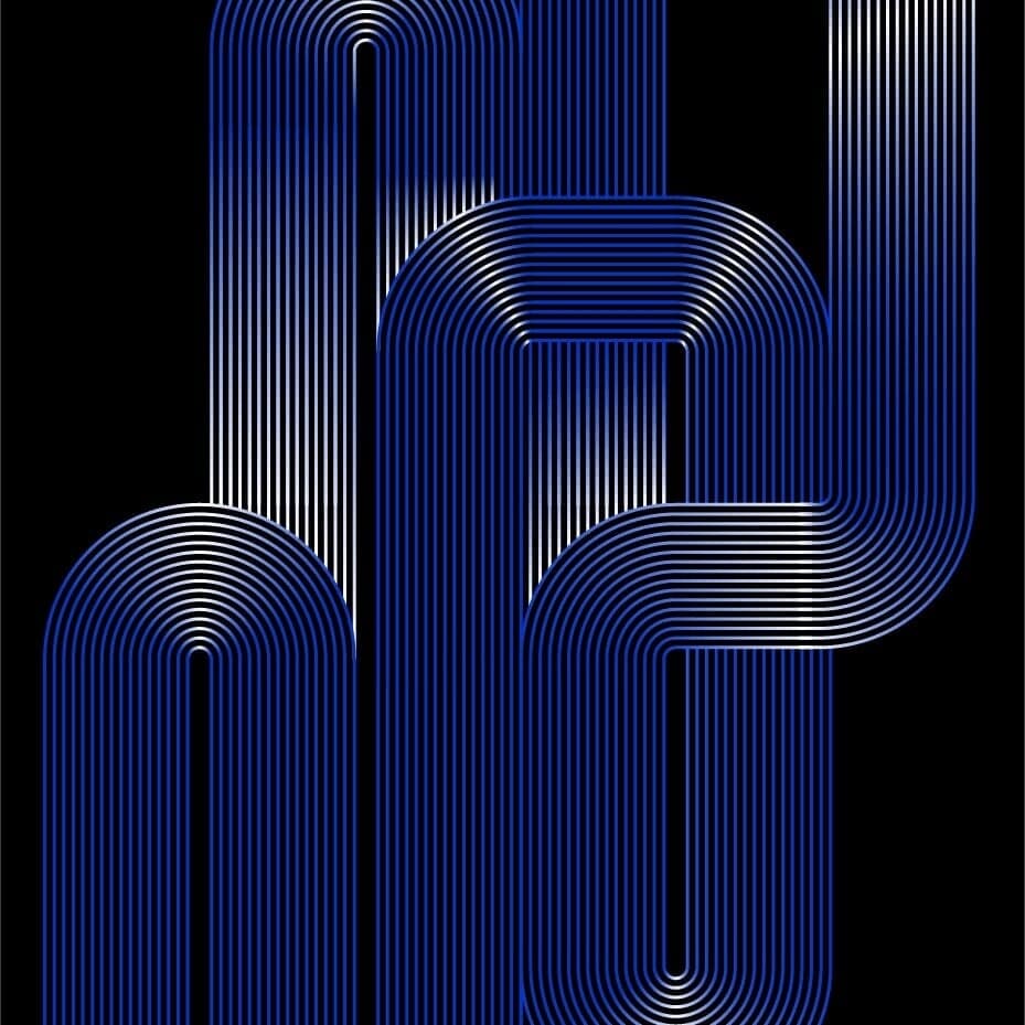 Digital Artwork Series Exploring Geometric Movement