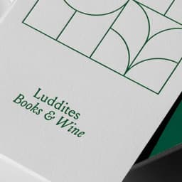 Brand Identity For Luddites Bookstore And Wine Bar cover image