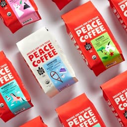 Brand Identity For Peace Coffee cover image