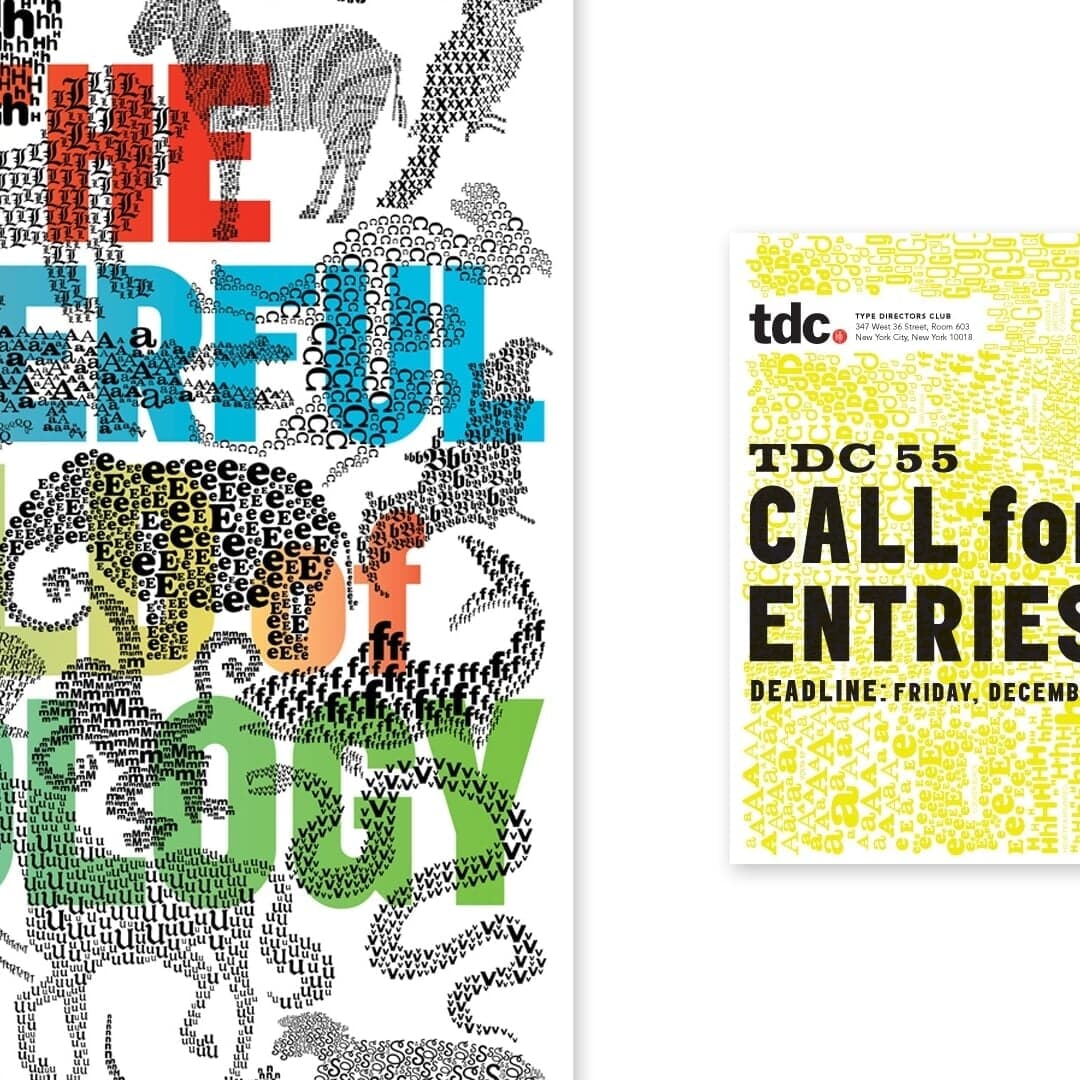 Promotional Materials For Type Directors Club Annual Competition
