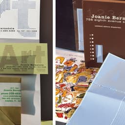 Promotional Packaging And Print Design For Joanie Bernstein cover image