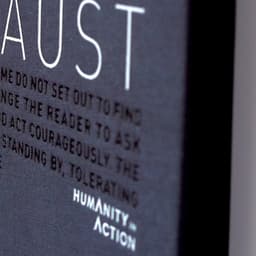 Exhibition Identity For Humanity In Action cover image