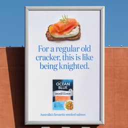 National Advertising Campaign For Ocean Blue Smoked Salmon cover image