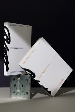 Graphic design for a monograph by an architecture studio - thumbnail 2