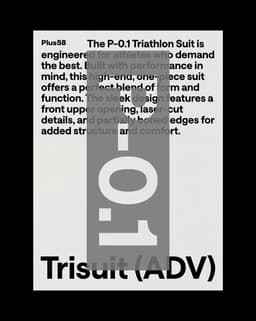 Visual Identity for Plus58 Triathlon Apparel - thumbnail 5