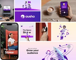 Brand Identity And Website Redesign For Ausha - thumbnail 4