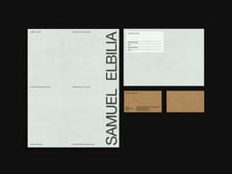 Brand Identity For Interior Architect Samuel Elbilia - thumbnail 2