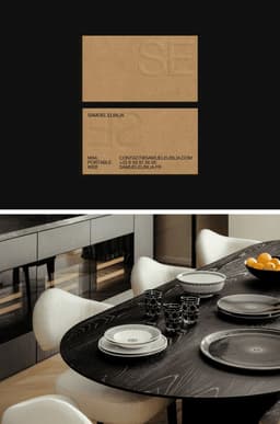 Brand Identity For Interior Architect Samuel Elbilia - thumbnail 7