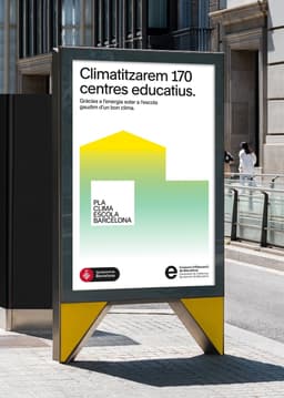 Visual Identity And Campaign System For Pla Clima Escola Barcelona - thumbnail 2