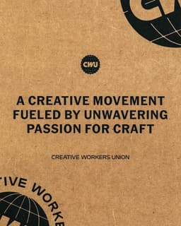 Brand Identity for Creative Workers Union - thumbnail 2