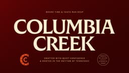 Brand Identity for Columbia Creek Tennessee Whiskey - thumbnail 2