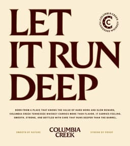 Brand Identity for Columbia Creek Tennessee Whiskey - thumbnail 5