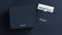 Brand Identity for Manner Men's Lifestyle Service - thumbnail 8