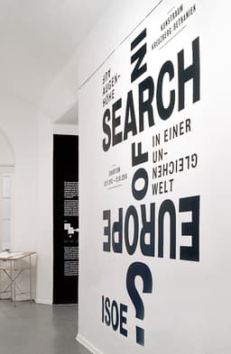 Exhibition Identity for in Search of Europe - thumbnail 3