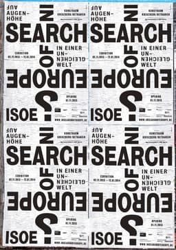 Exhibition Identity for in Search of Europe - thumbnail 5