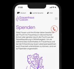 Visual Identity and Website for Frauenhaus Cocon - thumbnail 8