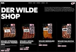 Website Design for Wilde Wurst - thumbnail 4