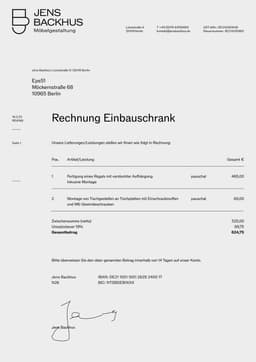 Visual Identity and Website for Jens Backhus - thumbnail 9