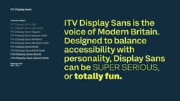 Custom Typeface Family For Itv - thumbnail 8