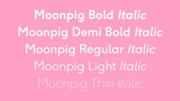 Custom Typeface For Moonpig Rebrand - thumbnail 8