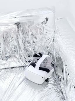 A mixed reality exhibition pairing virtual and physical sofas for artist Marcello Concari - thumbnail 2