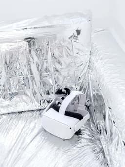 A mixed reality exhibition pairing virtual and physical sofas for artist Marcello Concari - thumbnail 3