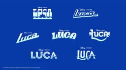 Title Treatment Concepts For Disney And Pixar's Luca - thumbnail 7