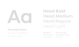 Custom Typeface for Hyundai Global Rebrand - thumbnail 3