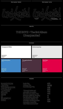 Album Identity and Packaging for the Boyz’s Unexpected - thumbnail 5